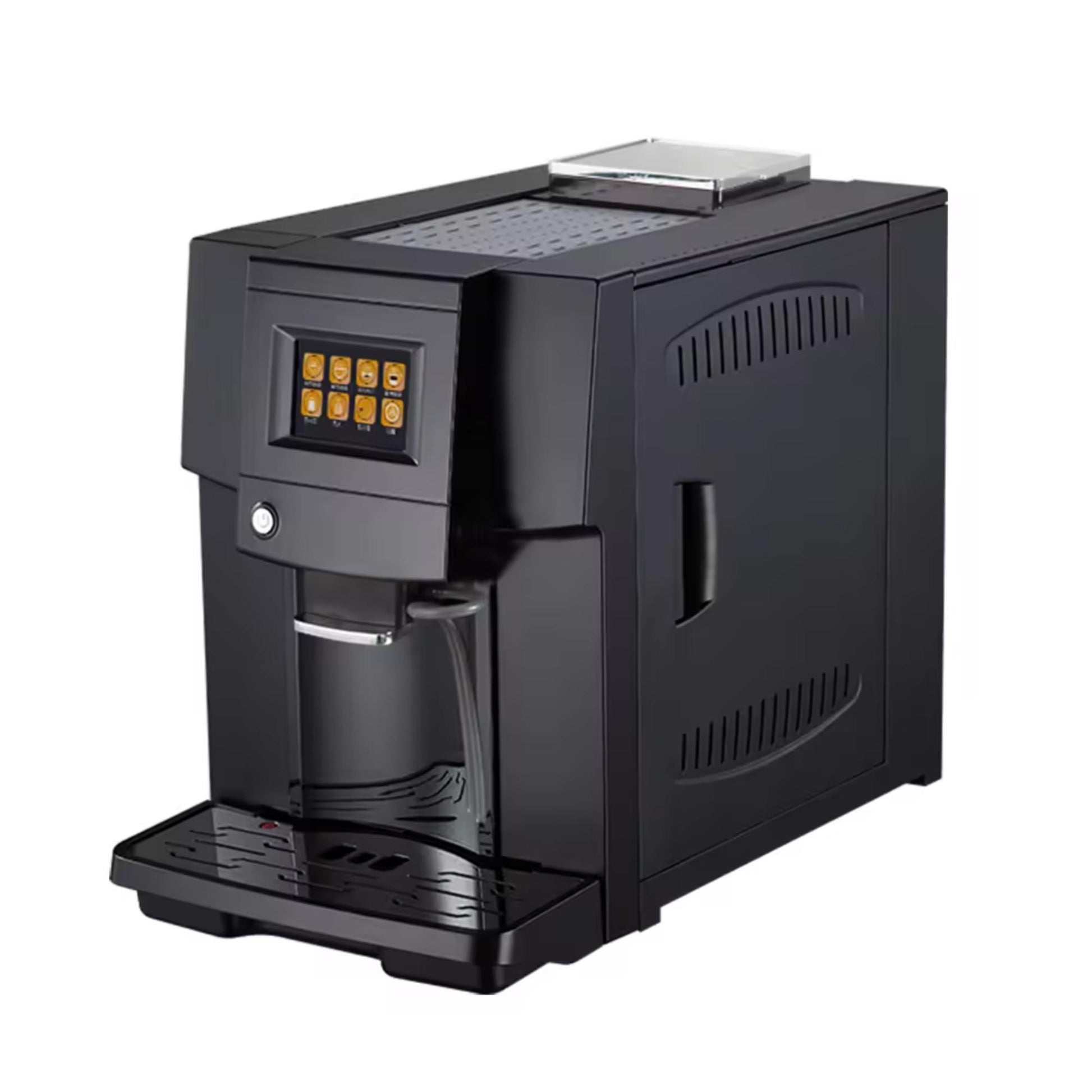 Colet Q006 Automatische Kaffeemaschine: One-Touch-Bedienung, doppeltes Heizsystem, selbstreinigend, 19-Bar ULKA Pumpe. | Blue Chilli Electronics.