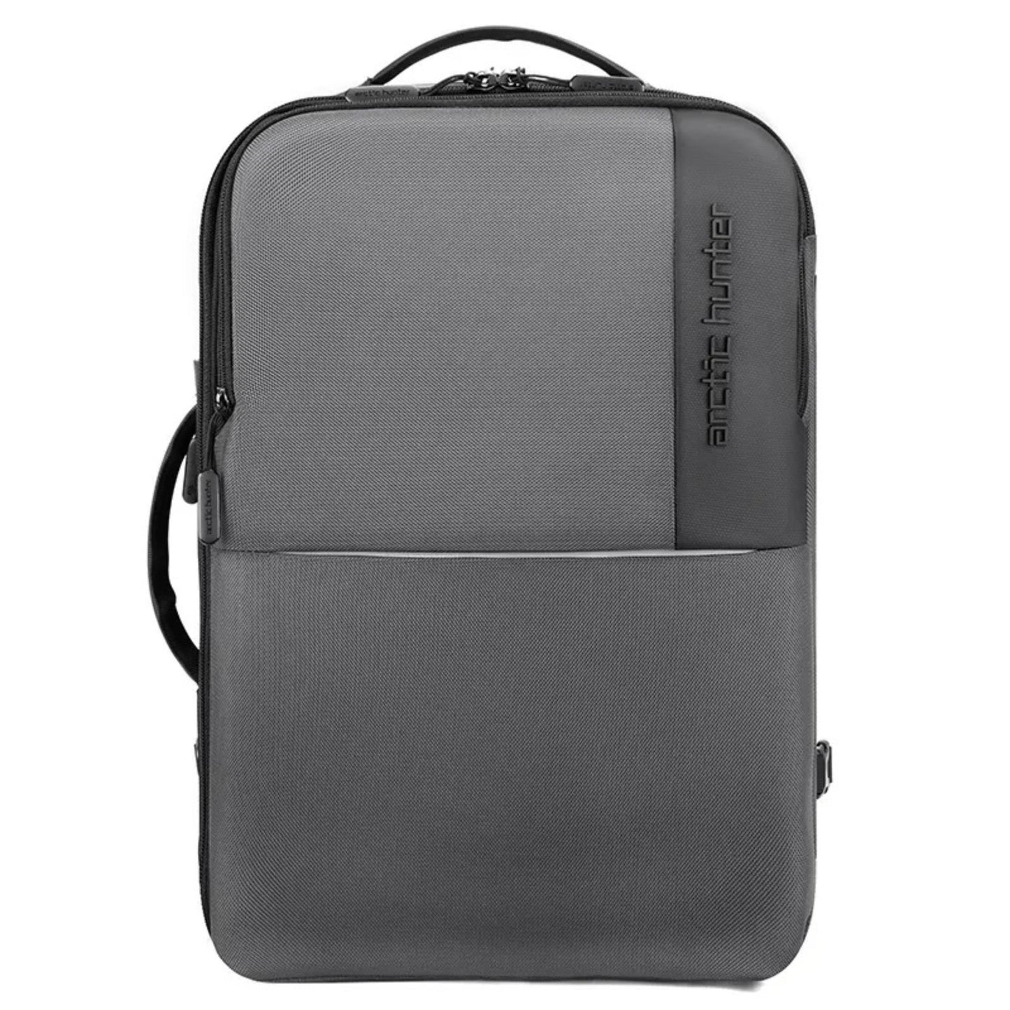 Artic Hunter B00382 Laptop Rucksack in Grau, präsentiert sein schlankes Design und 2-in-1 abnehmbare Funktion. | Blue Chilli Electronics.