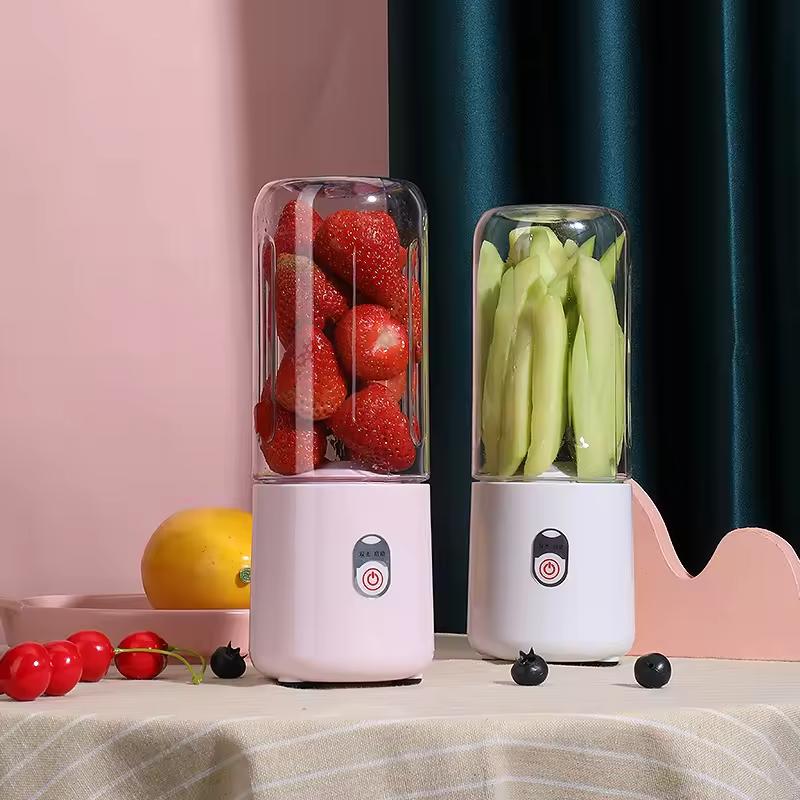 Sokany BXZZJ Tragbarer Smoothie-Mixer und Entsafter | 1200 mAh Akku mit USB-Aufladung, 35 W, 18000 U/min, Doppelklinge