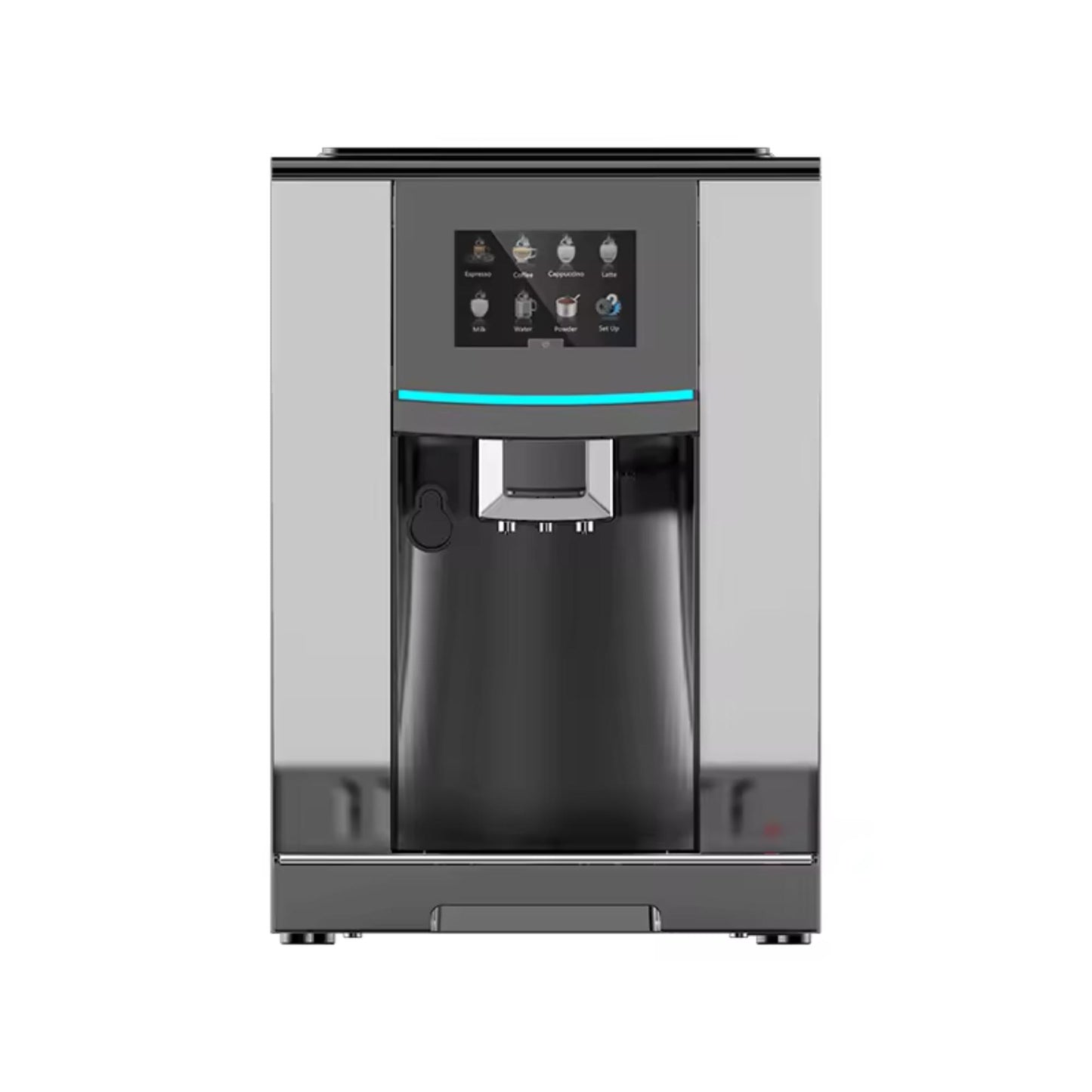 Colet S8 Premium-Kaffeemaschine mit unabhängigem Aufschäum- und Doppelbrühsystem. | Blue Chilli Electronics.