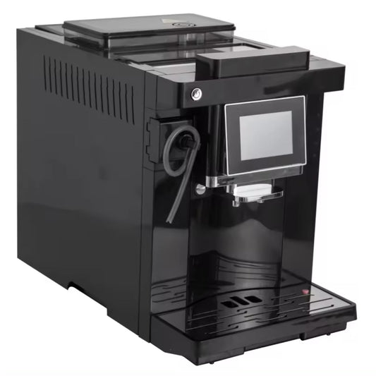 Colet Q007 Automatische Espresso-Kaffeemaschine mit One Touch Cappuccino und einstellbarem Milchschaum. | Blue Chilli Electronics.