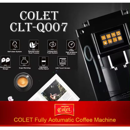 Colet Q007: Einstellbarer Milchschaum-Espressokocher für individuell anpassbare Getränke. | Blue Chilli Electronics.