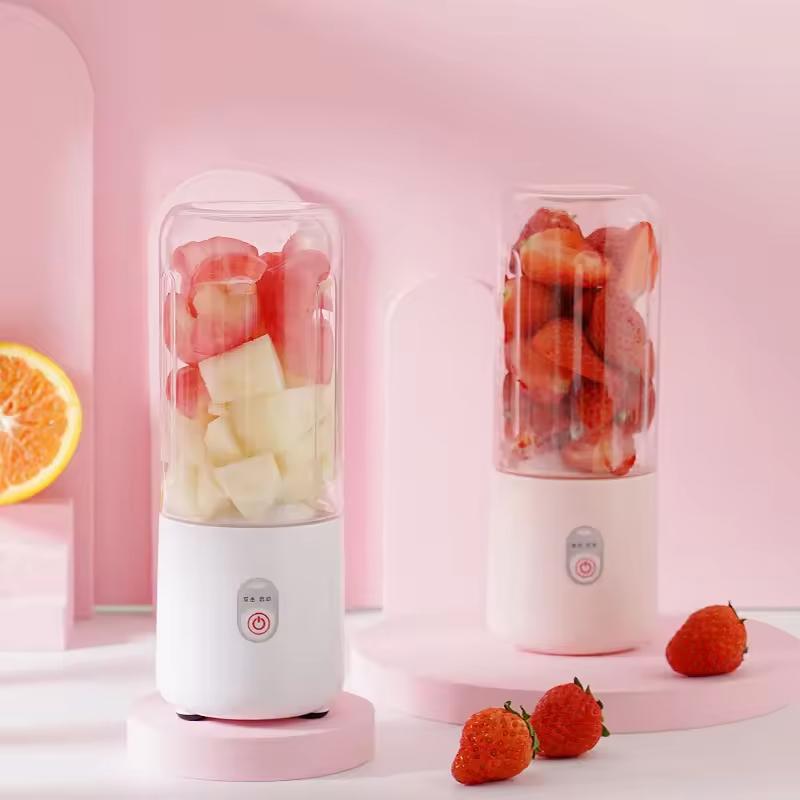 Sokany BXZZJ Tragbarer Smoothie-Mixer und Entsafter | 1200 mAh Akku mit USB-Aufladung, 35 W, 18000 U/min, Doppelklinge